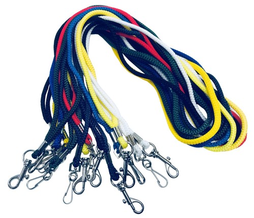 Rope neck lanyard with metal - lanyard,