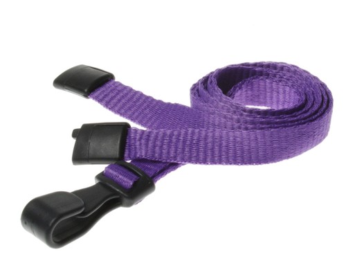 Purple lanyard with - plastic, j