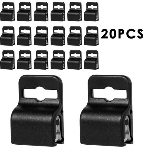 20pcs plastic badge - plastic, clips